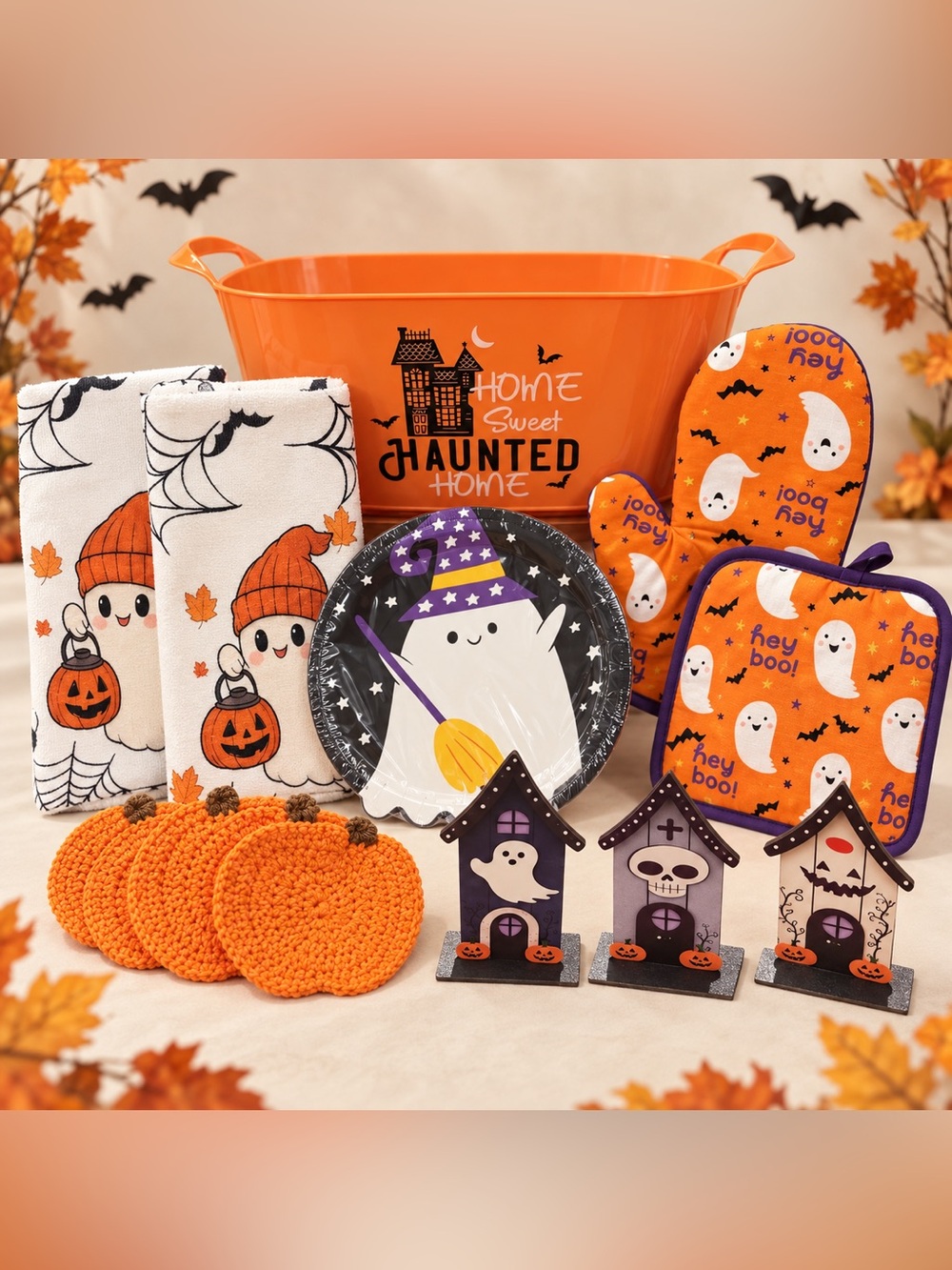 Cute Halloween Décor & Kitchen Bundle